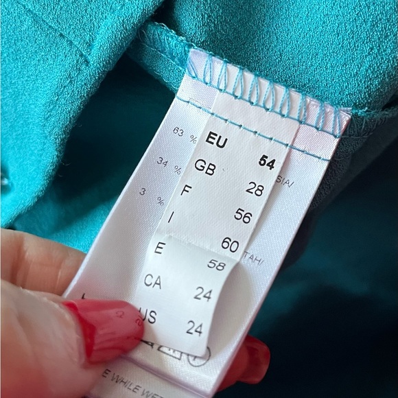 Q NEEL Ladies Turquoise Dress Size 24 - Picture 5 of 5